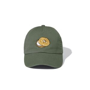 new kule the bagel kap in olive sold out embroidered dad hat